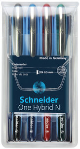 Schneider S-183594 Rollerball One Hybrid N 0,5mm Etui 4 Stuks