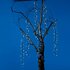 Lumineo Tree Cascade Twinkel Verlichting 6x Waterval 192 LEDs 2M Buiten Zwart Warm Wit 8 Functies_