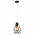 Homestyle Pro MK012-B Industriële Hanglamp 19x22 cm Zwart/Metaal_
