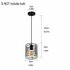 Homestyle Pro MK014-B Industriële Hanglamp 16x19 cm Zwart/Metaal_