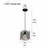 Homestyle Pro MK015-B Industriële Hanglamp 15x18 cm Zwart/Metaal_