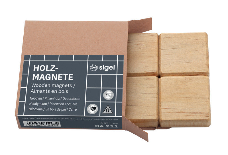 Sigel Si-Ba211 Magneten Vierkant 4 Stuk