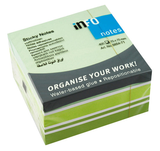 Info Notes In-5654-71 75X75Mm Mix Blok A 400 Vel