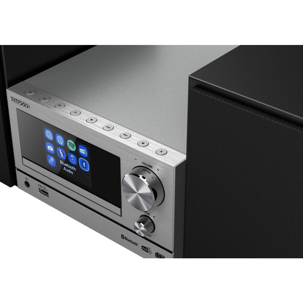 Kenwood M-7000-S Smart Wifi Micro Systeem Zwart/Rvs