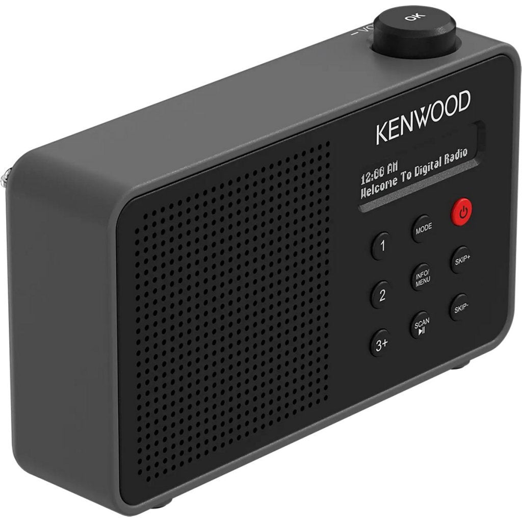 Kenwood Cr-M25Dab Draagbare Dab+ Radio Zwart/Grijs