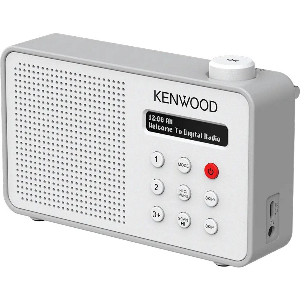 Kenwood Cr-M25Dab-W Draagbare Dab+ Radio Wit