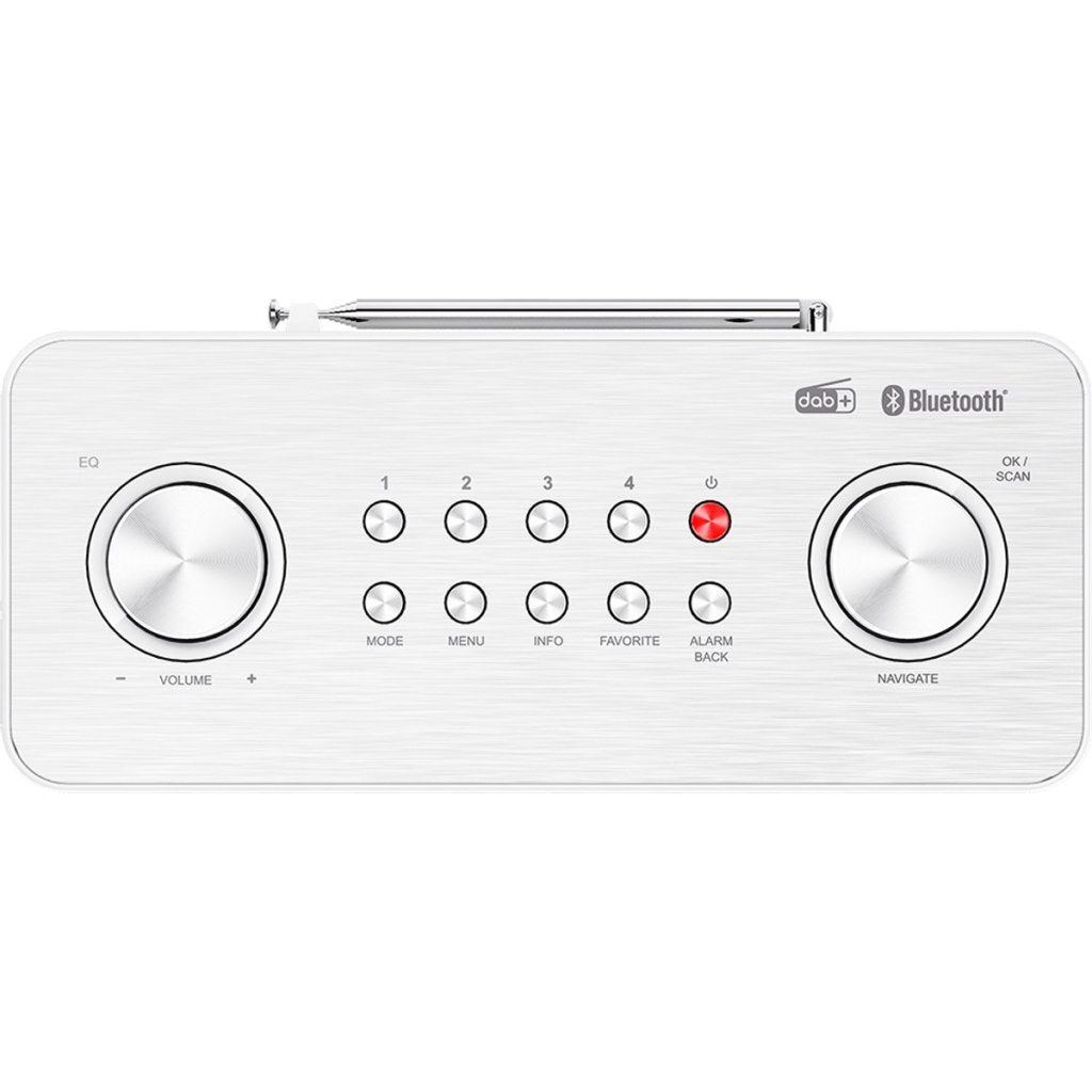 Kenwood Cr-St85Dab-W Stereo Radio Met Dab+ Wit