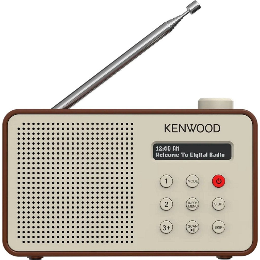 Kenwood Cr-M25Dab-T Draagbare Dab+ Radio Beige/Bruin