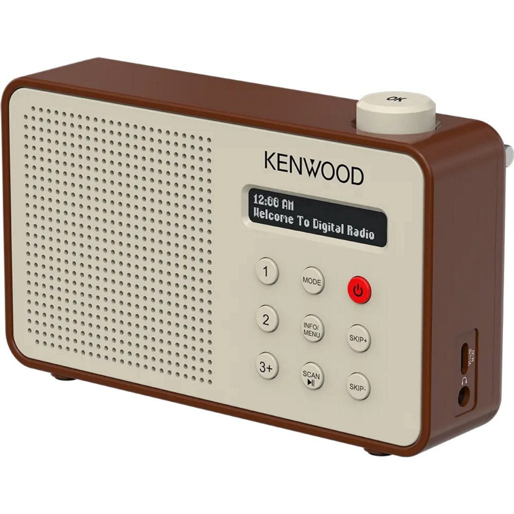 Kenwood Cr-M25Dab-T Draagbare Dab+ Radio Beige/Bruin