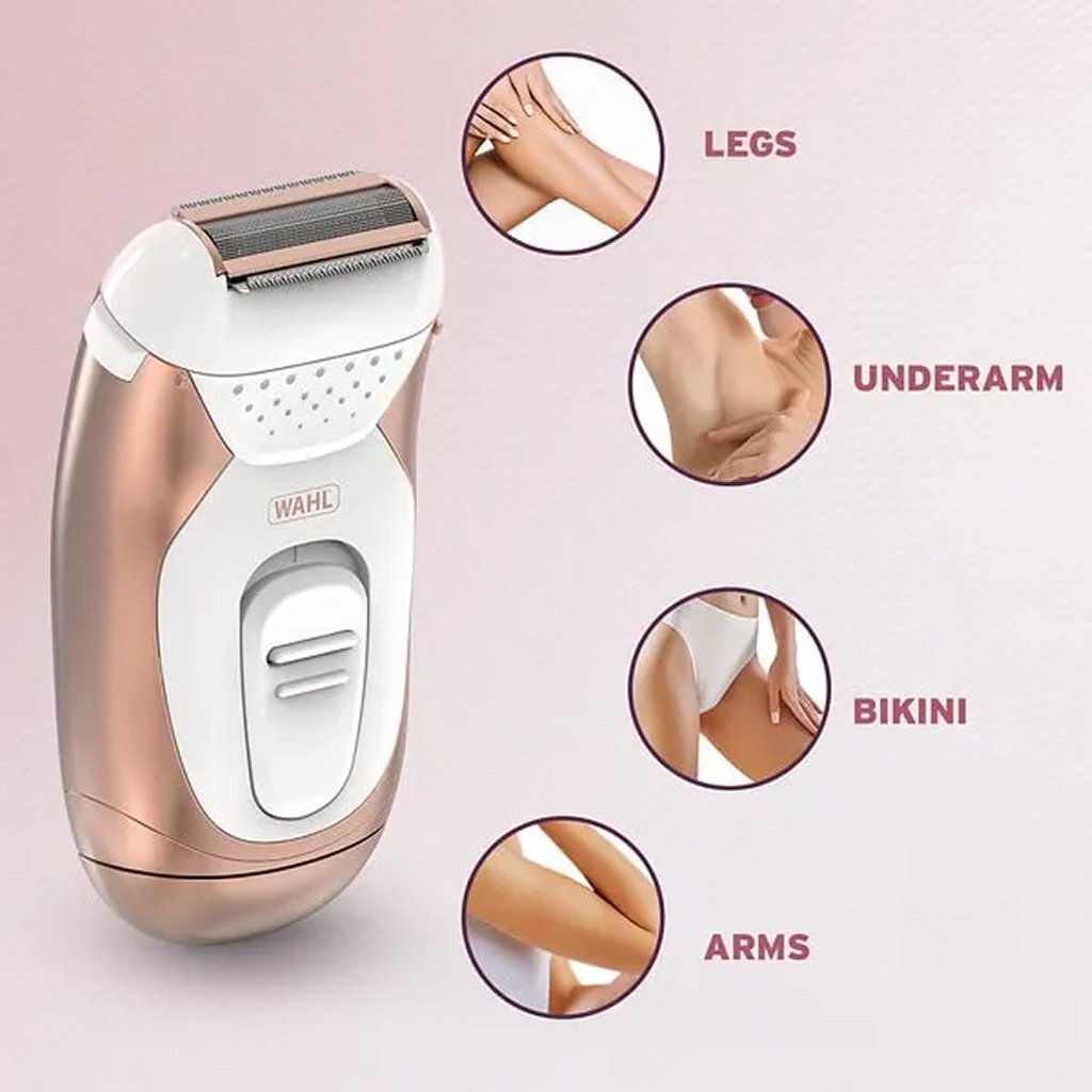 Wahl Lady Shaver Champagne/Wit