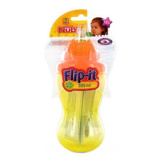 Nuby Flip Drinkfles 355 Ml Assorti