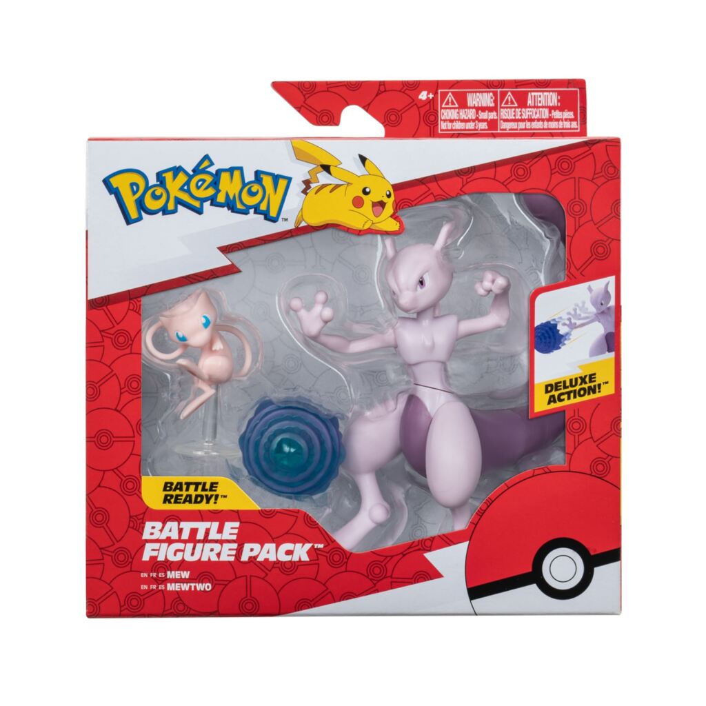 Pokemon Pok&Eacute;Mon Battle Figuren Mew En Mewtwo