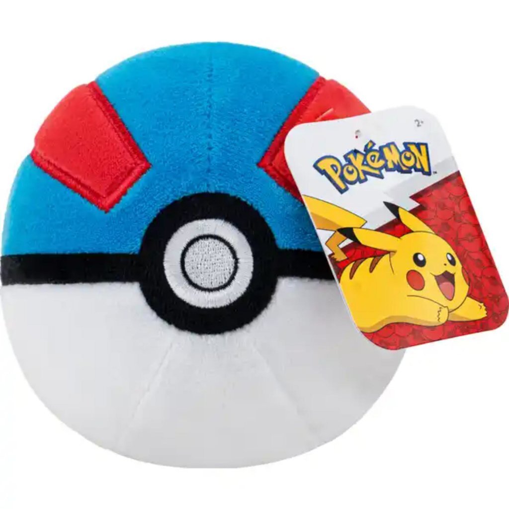 Pokemon Pok&Eacute;Mon Pluche Pokeball Assorti
