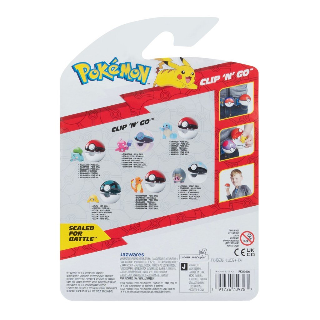 Pokemon Pok&Eacute;Mon Clip And Go Squirtle
