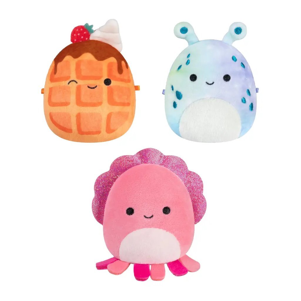Squishmallows Micromallows Knuffels 6.5 Cm 3 Pack Assorti