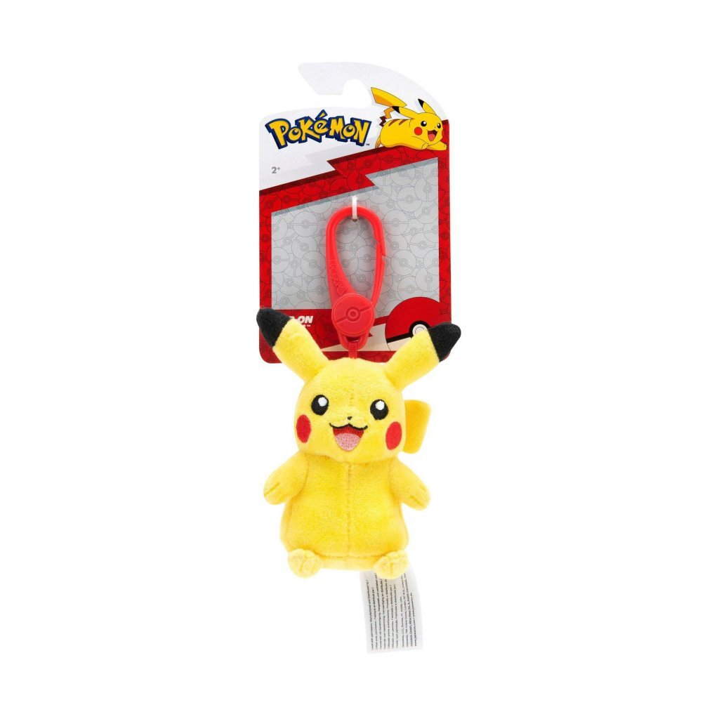 Pokemon Pok&Eacute;Mon Knuffel 8 Cm Met Clip Assorti