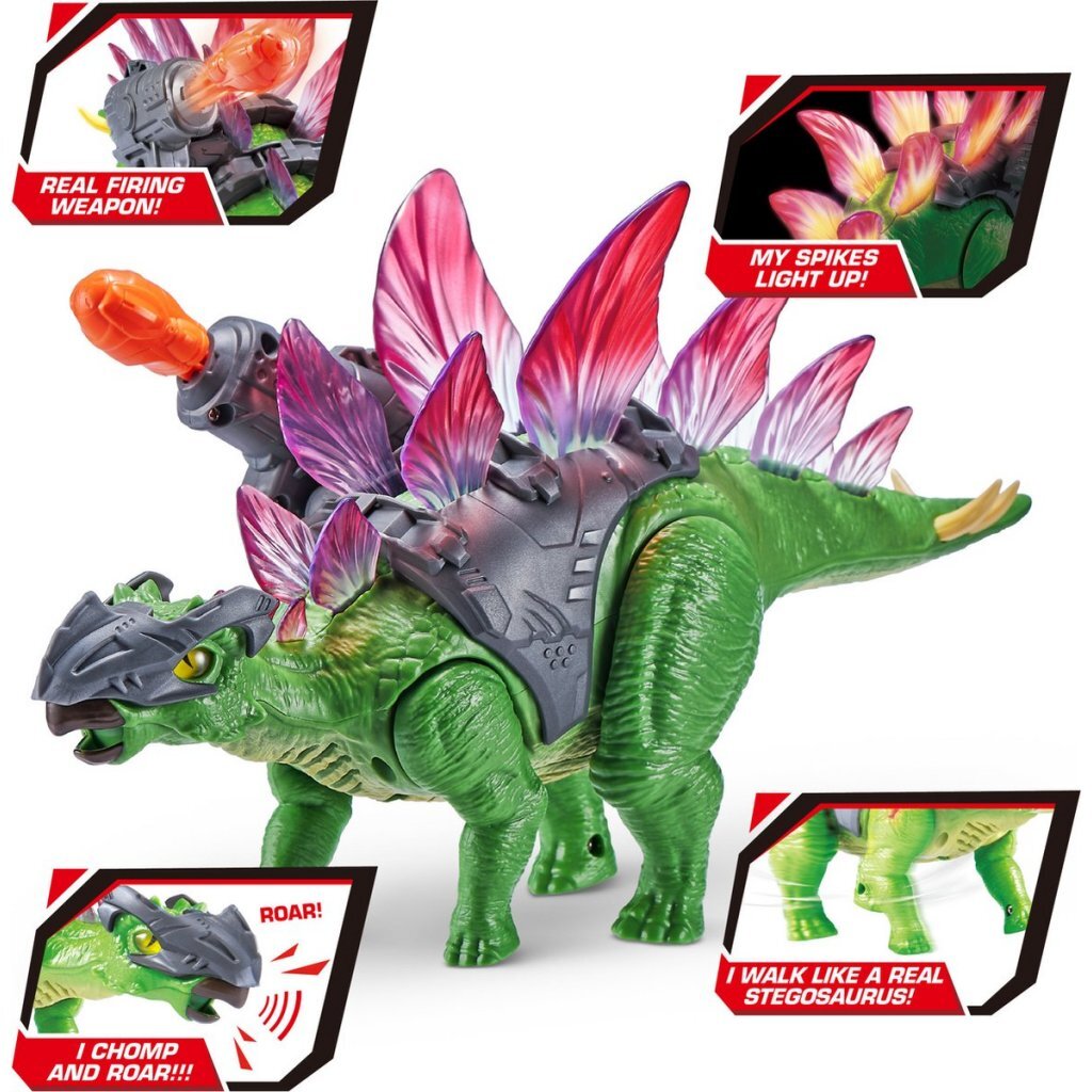 Zuru Robo Alive Stegosaurus + Licht En Geluid