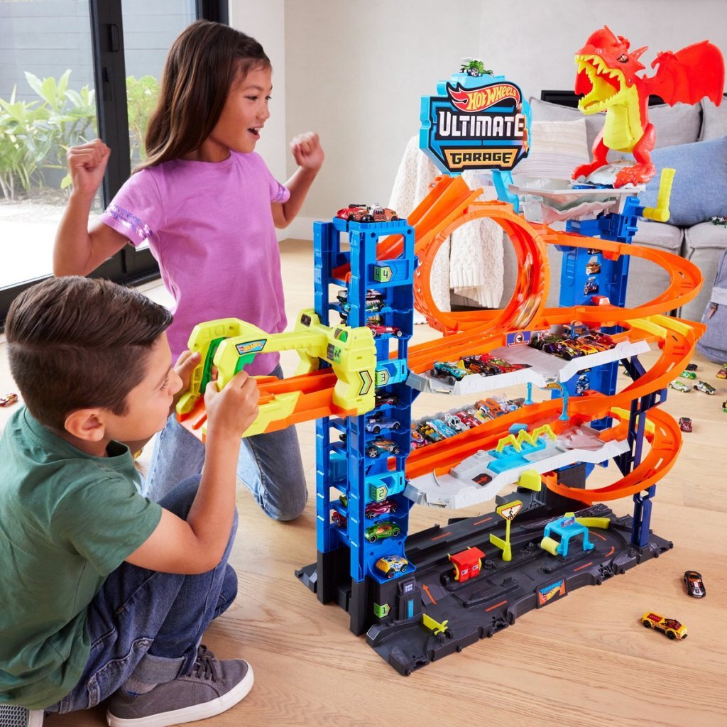 Mattel Hot Wheels City Ultieme Garage Speelset + 2 Auto'S