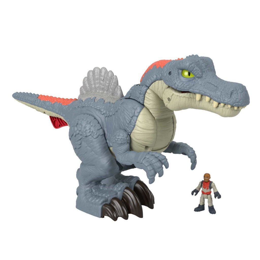 Fisher Price Imaginext Jurassic World Ultra Snap Spinosaurus + Licht En Geluid