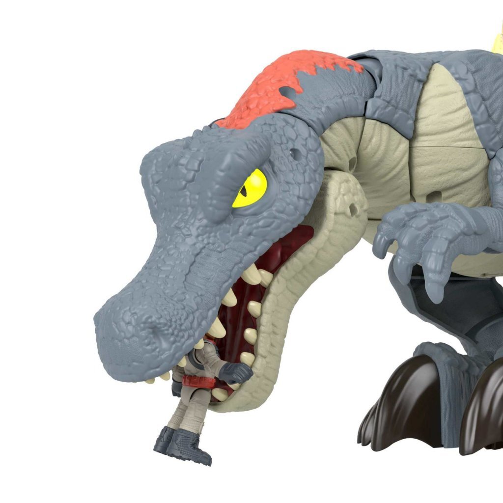 Fisher Price Imaginext Jurassic World Ultra Snap Spinosaurus + Licht En Geluid