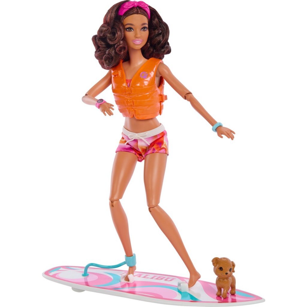 Barbie Beach Pop Met Surfplank