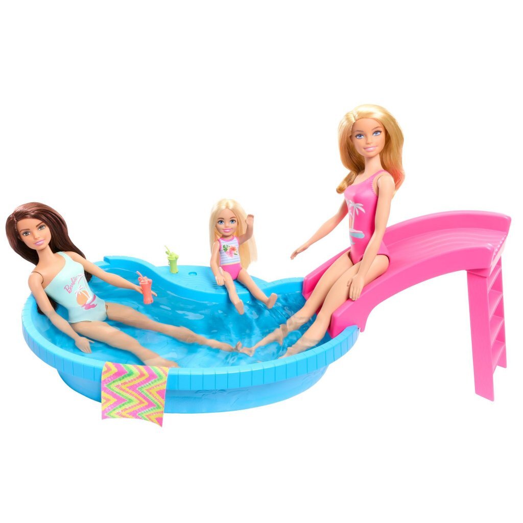 Barbie Zwembad Met Pop