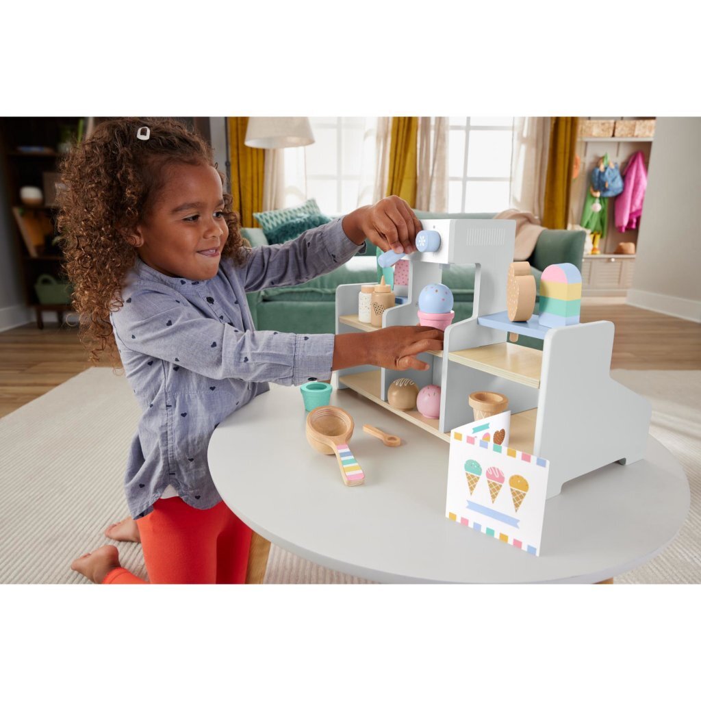 Fisher Price Houten Ijssalon Speelset 18-Delig
