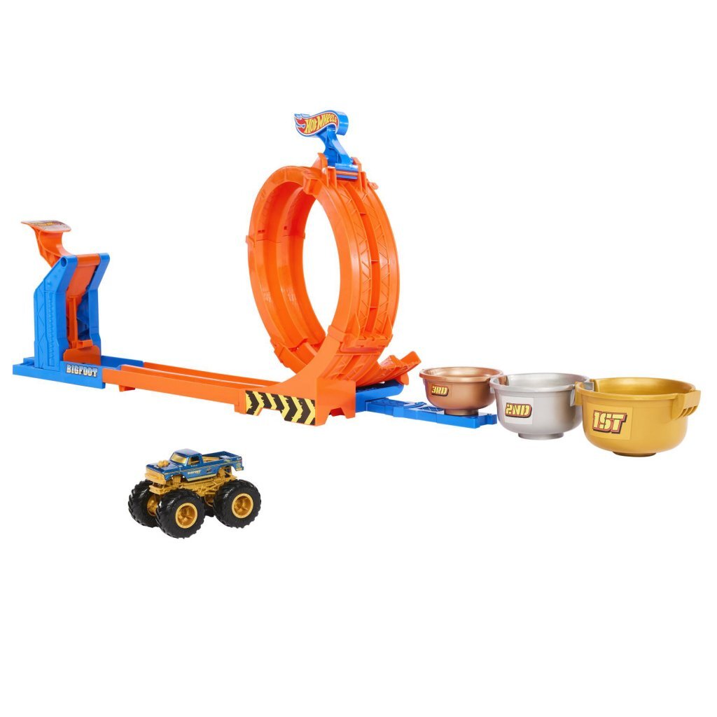 Mattel Hot Wheels Monstertrucks Loopingbaan