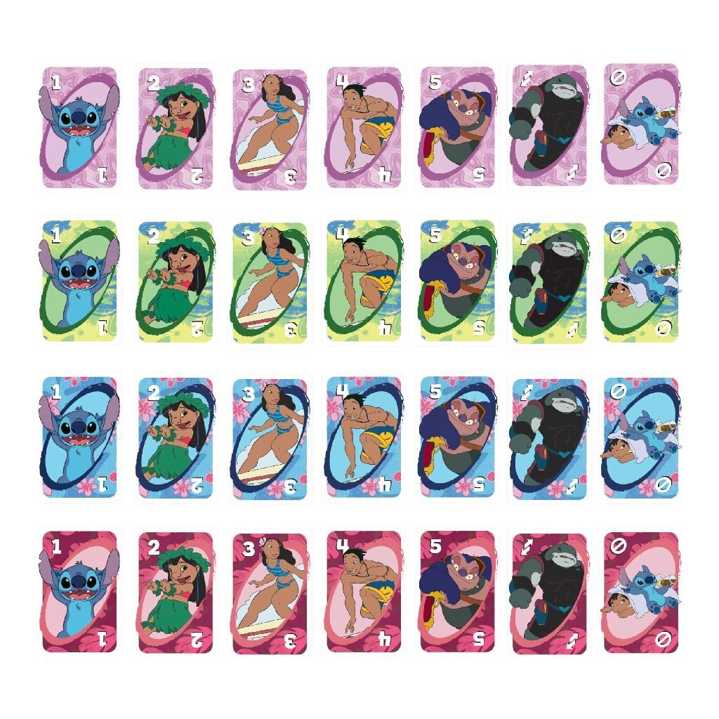 Mattel Uno Disney Lilo En Stitch