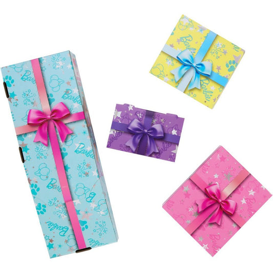 Barbie Party Unboxed Pop Met Blauwe Jurk