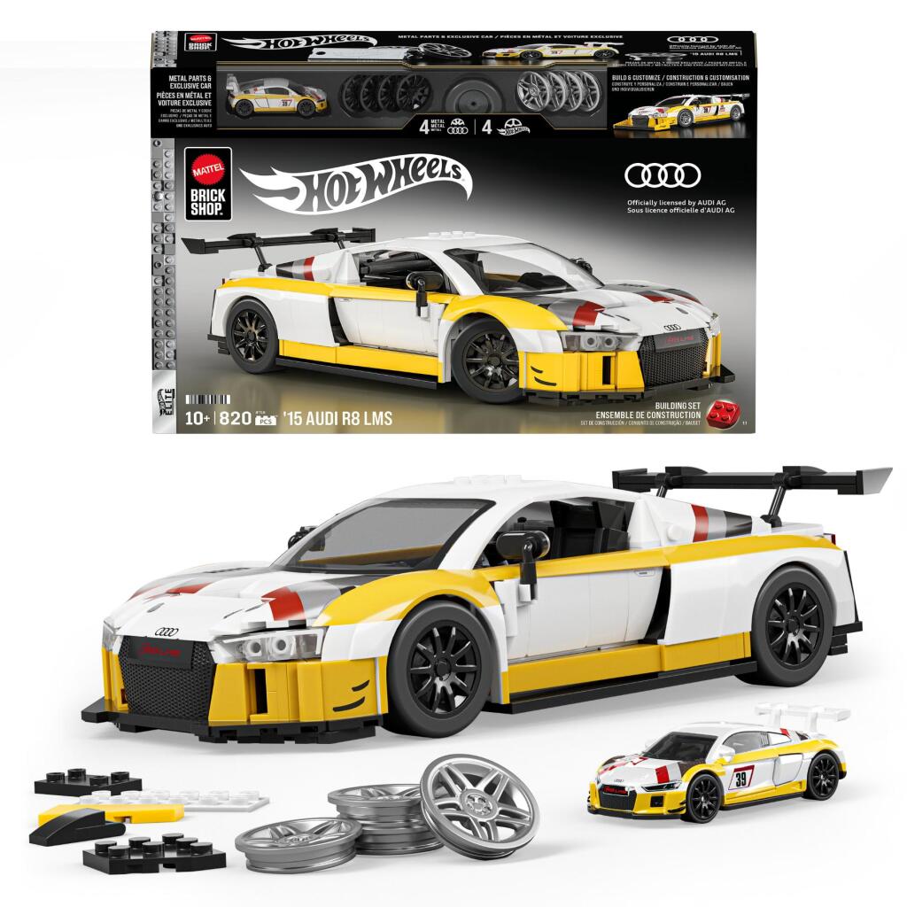 Mattel Hot Wheels Mega Elite Series Audi R8 Lms