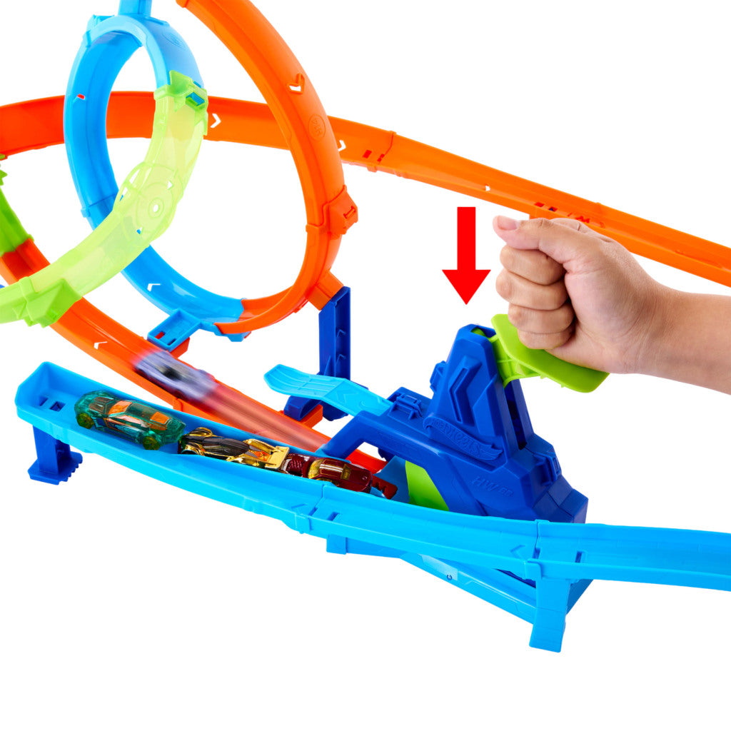 Mattel Hot Wheels Stuntbanen Snelle Lanceringscycloon