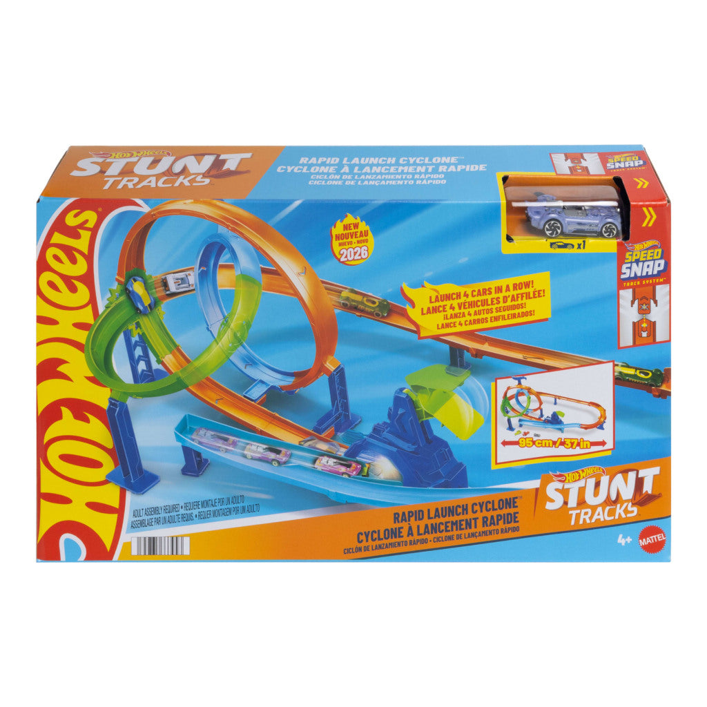 Mattel Hot Wheels Stuntbanen Snelle Lanceringscycloon