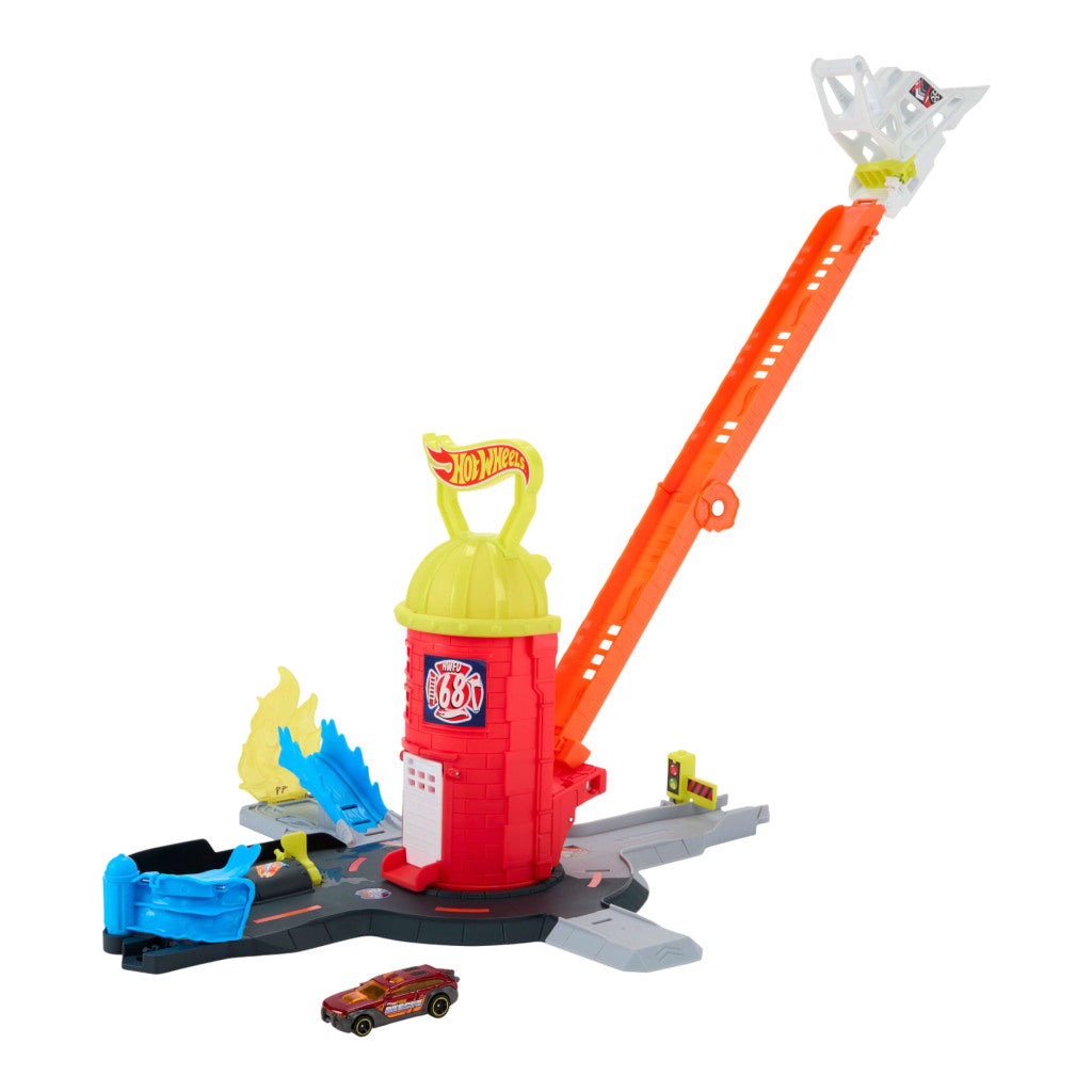 Mattel Hot Wheels City Superredding Brandweerkazerne