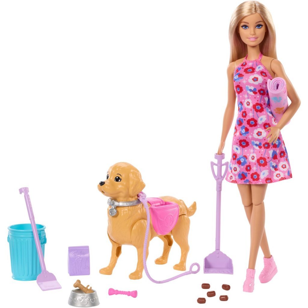 Barbie Family &Amp; Friends Walk &Amp; Potty