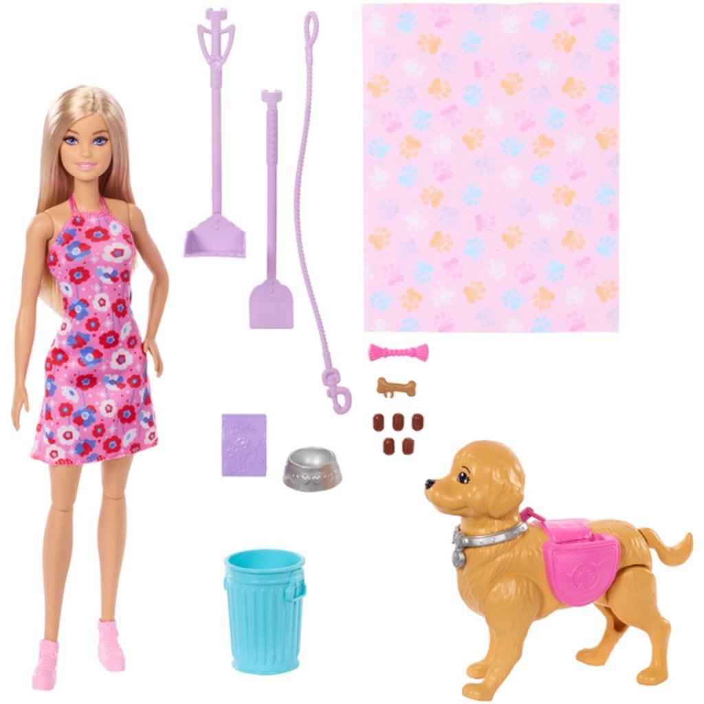 Barbie Family &Amp; Friends Walk &Amp; Potty