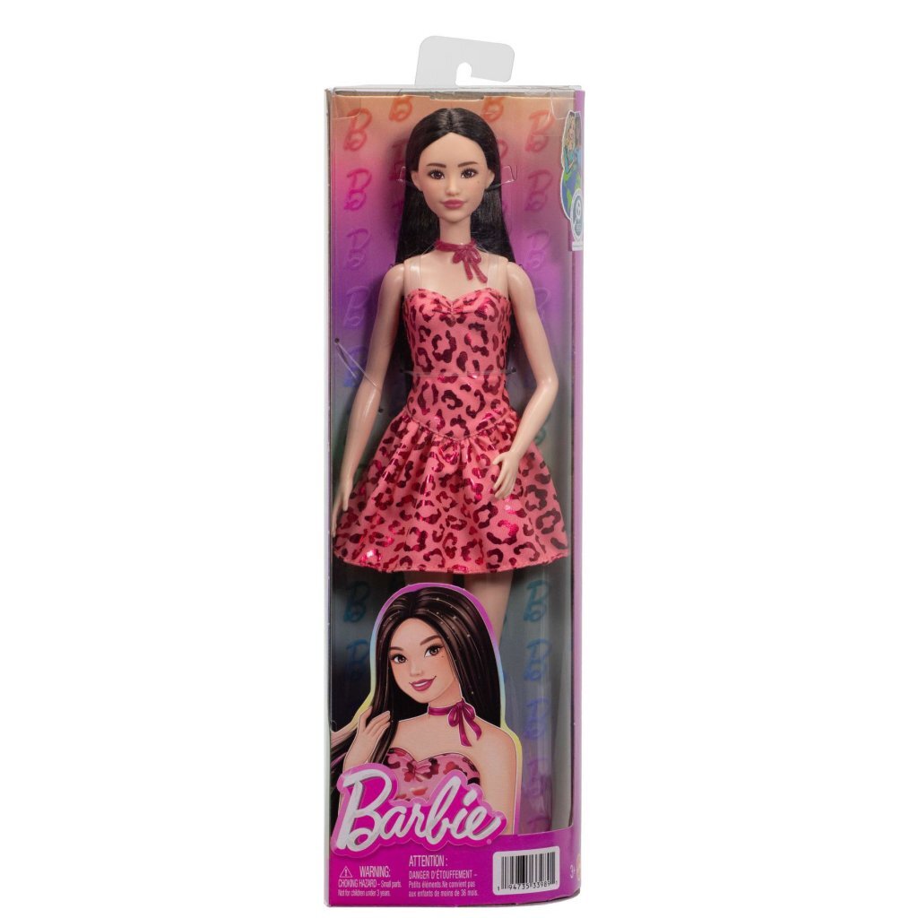 Barbie Fashionistas Pop Met Roze Jurk En Luipaardprint