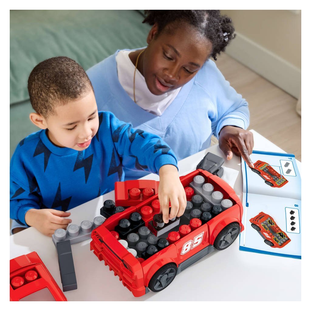 Mega Bloks Build &Amp; Go Raceauto