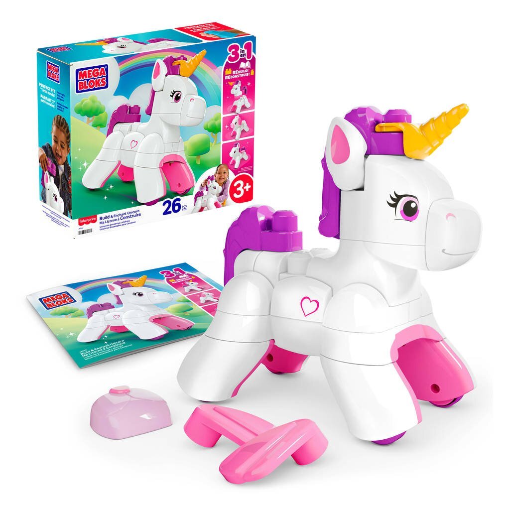 Mega Bloks Build &Amp; Enchant Unicorn