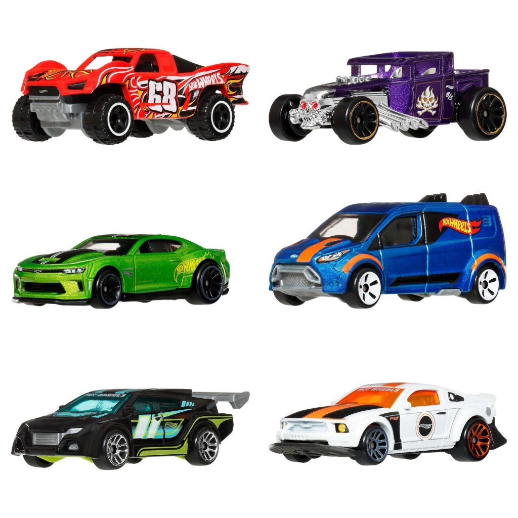 Mattel Hot Wheels Diecast Silver Series Legends Multipack 6 Stuks