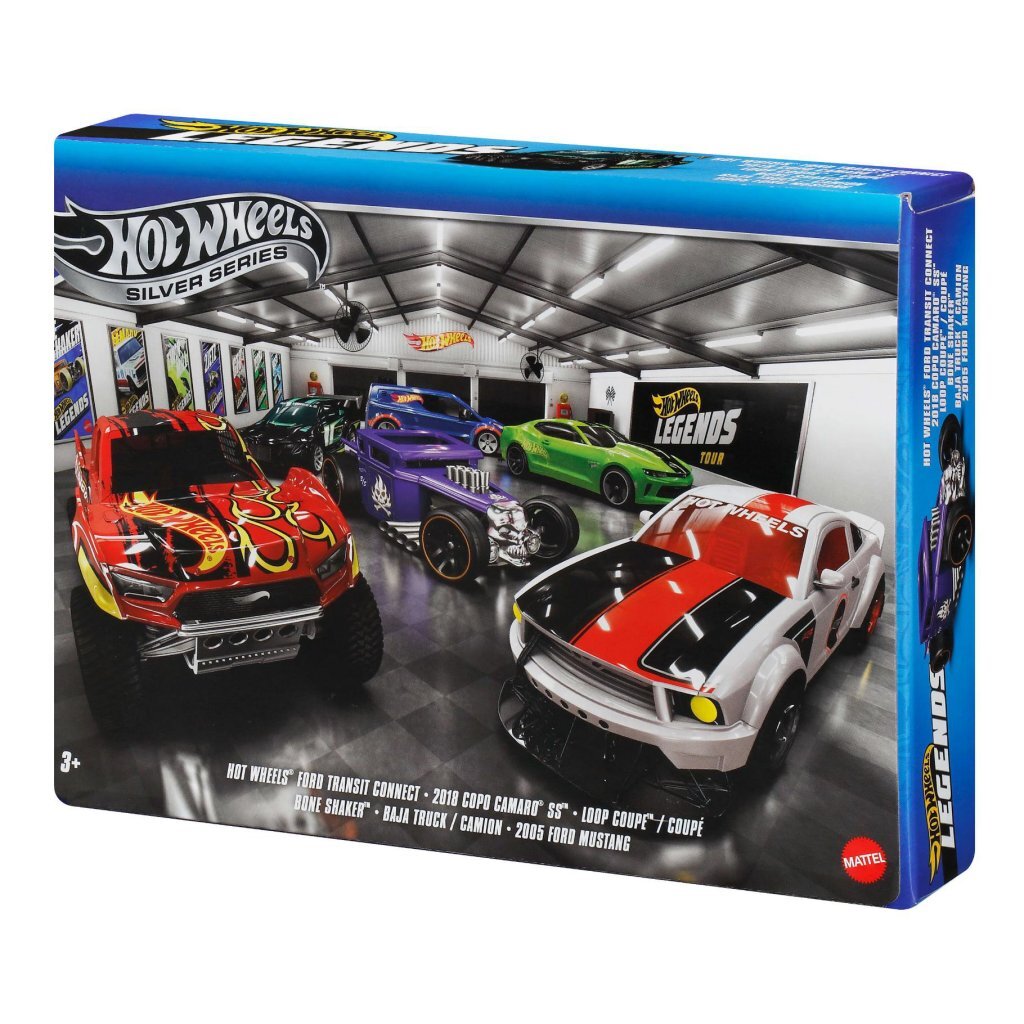 Mattel Hot Wheels Diecast Silver Series Legends Multipack 6 Stuks