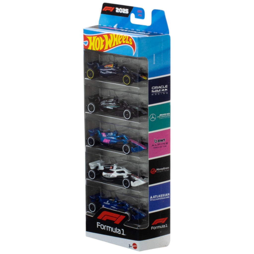Mattel Hot Wheels Formule 1 5 Pack