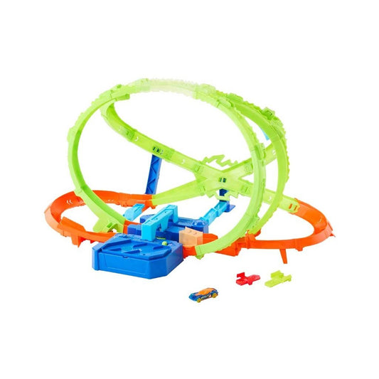 Mattel Hot Wheels Stunt Tracks Hypersphere Crash