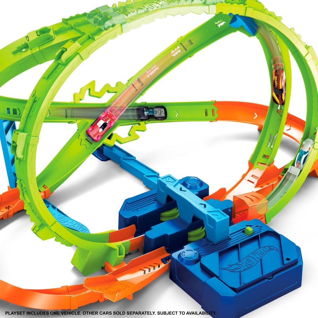 Mattel Hot Wheels Stunt Tracks Hypersphere Crash