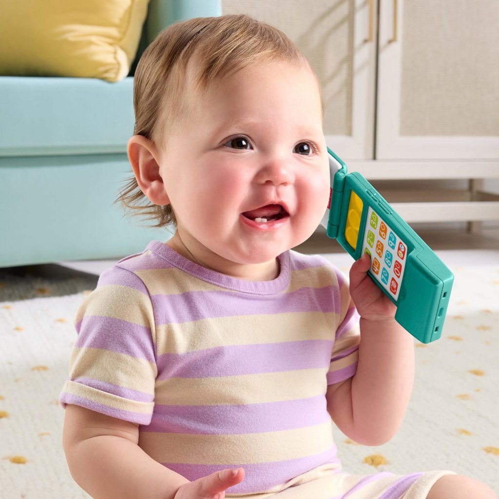 Fischer Lachen &Amp; Leren Klap Telefoon + Licht En Geluid