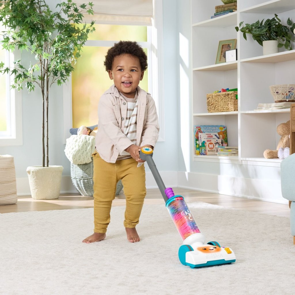 Fisher Price Lach &Amp; Leer Stofzuiger + Licht En Geluid