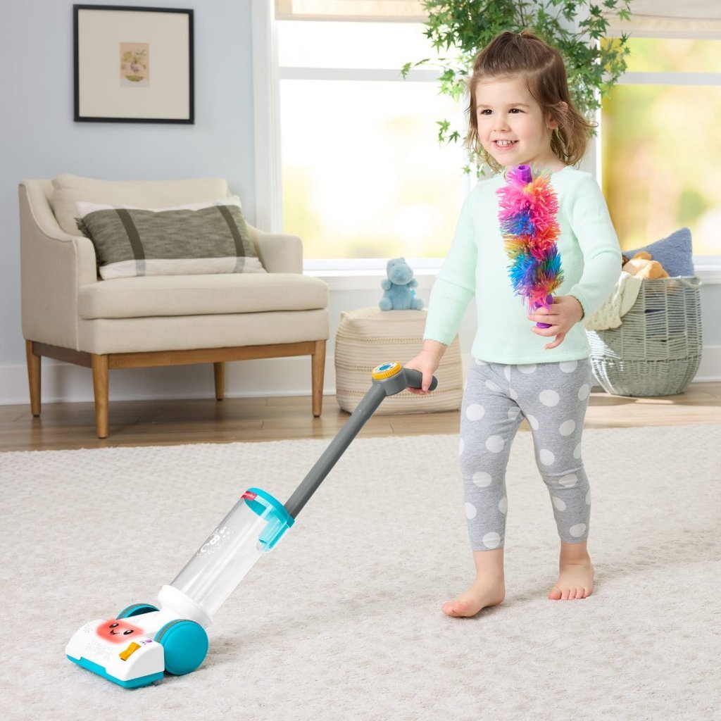 Fisher Price Lach &Amp; Leer Stofzuiger + Licht En Geluid