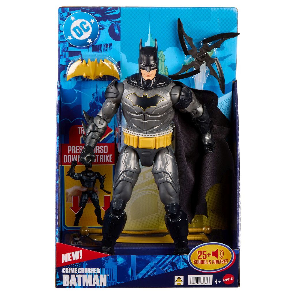 Mattel Dc Batman Crime Crusher Actiefiguur + Geluid