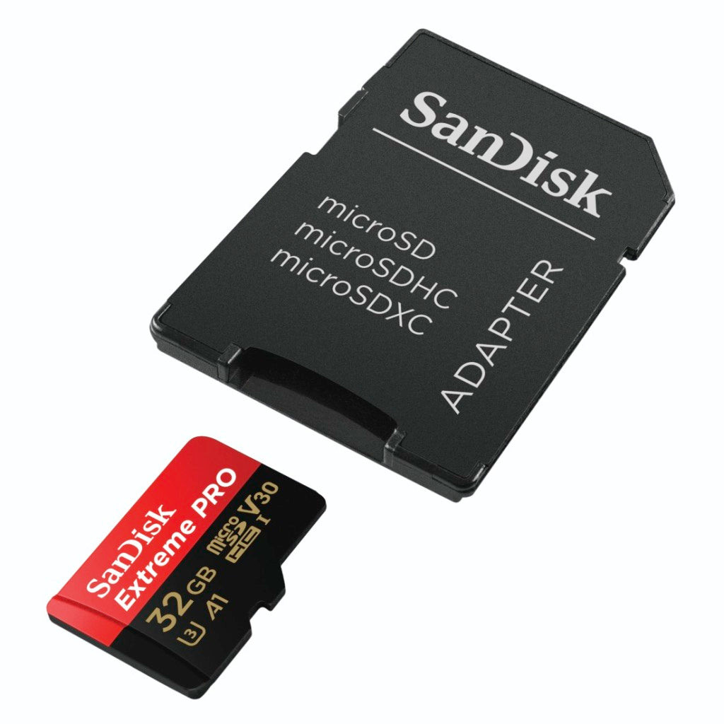 Sandisk Microsdhc Extreme Pro 32Gb 100Mb / 90Mb,U3,V30,A1