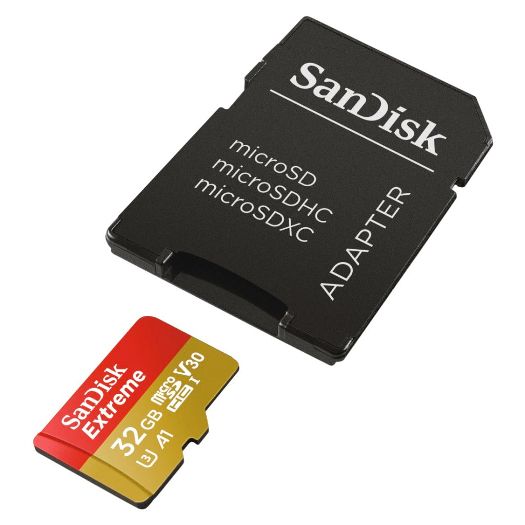 Sandisk Microsdhc Extreme 32Gb 100Mb / 60Mb,U3,V30,A1